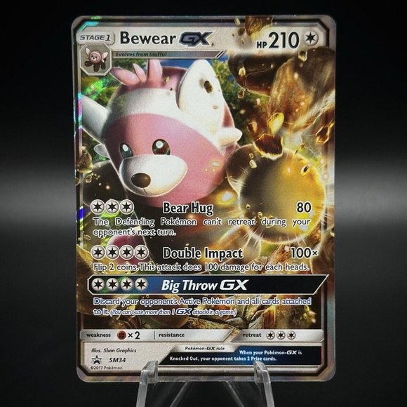 JUMBO OVERSIZE POKEMON CARD LOT MIXED GX EX BREAK HOLO PROMO CARDS SCIZOR BEWEAR - Picture 5 of 16